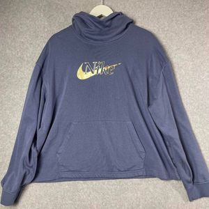 Nike Sweater & Pants ! Womens Set Hoodie Joggers Blue Gold Sweatpants XL